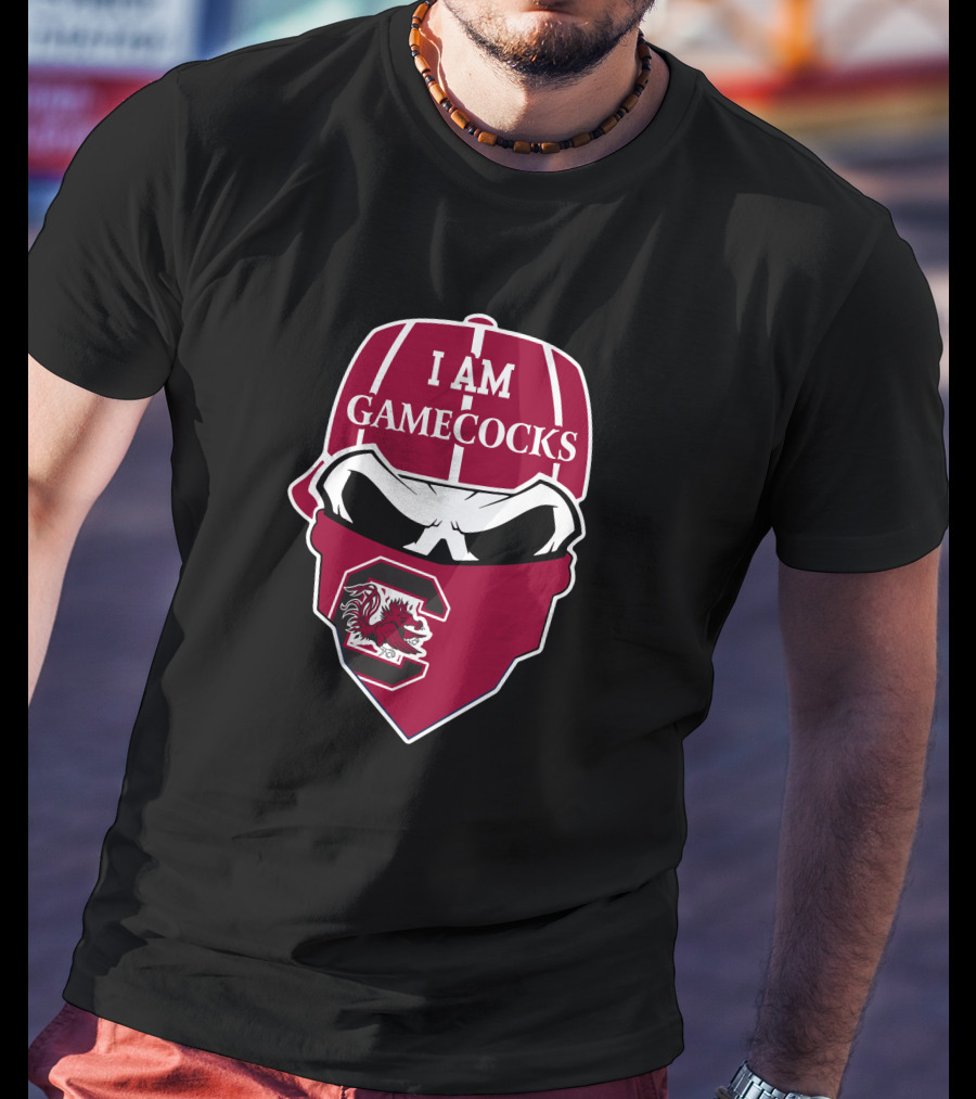 I Am Gamecocks South Carolina Gamecocks Skull T-Shirt