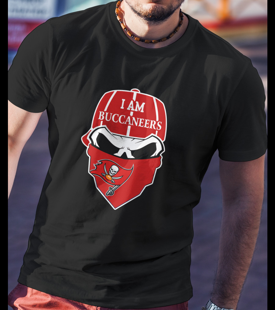 I Am Buccaneers Skull Tampa Bay Buccaneers T-Shirt