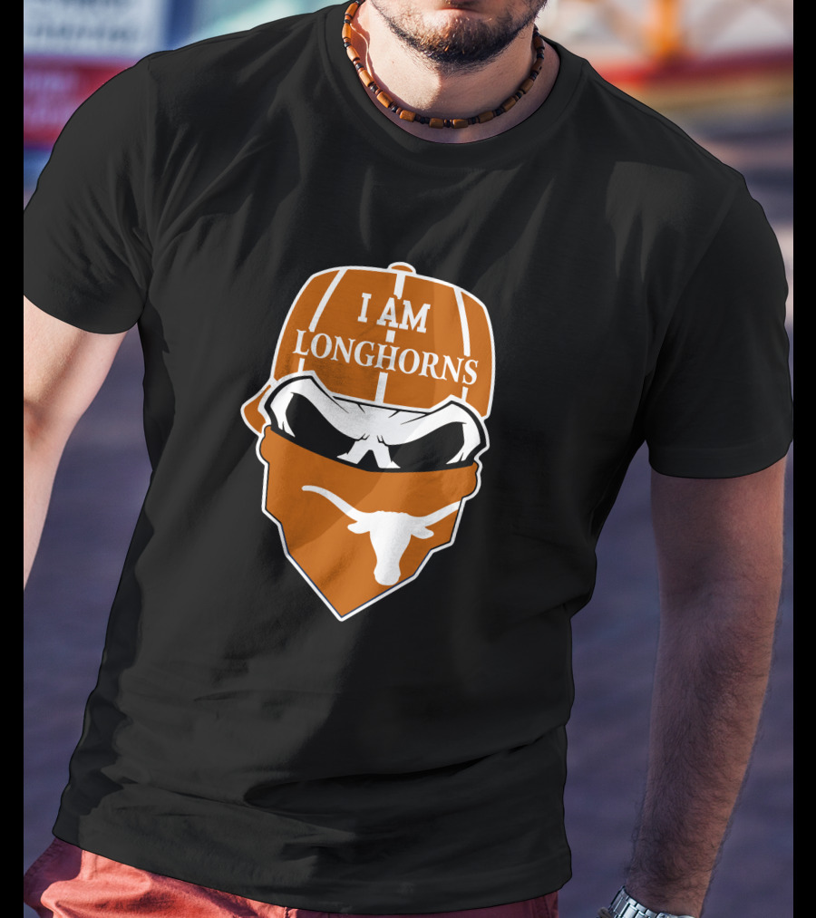 I Am Longhorns Texas Longhorns Skull T-Shirt