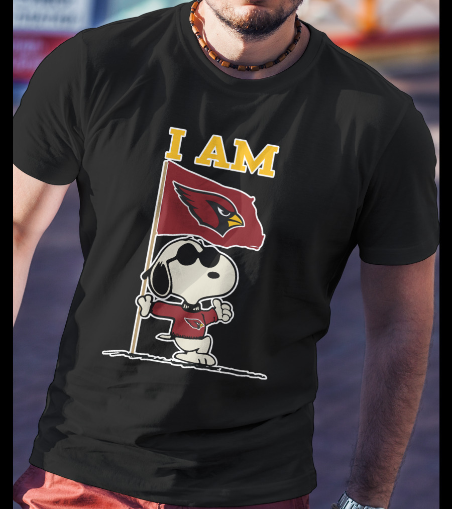 I Am Arizona Cardinals Snoopy T-Shirt