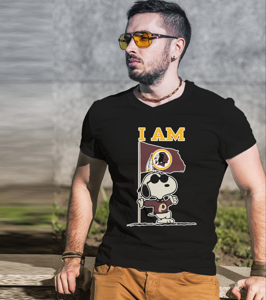 I Am Washington Redskins Snoopy T-Shirt