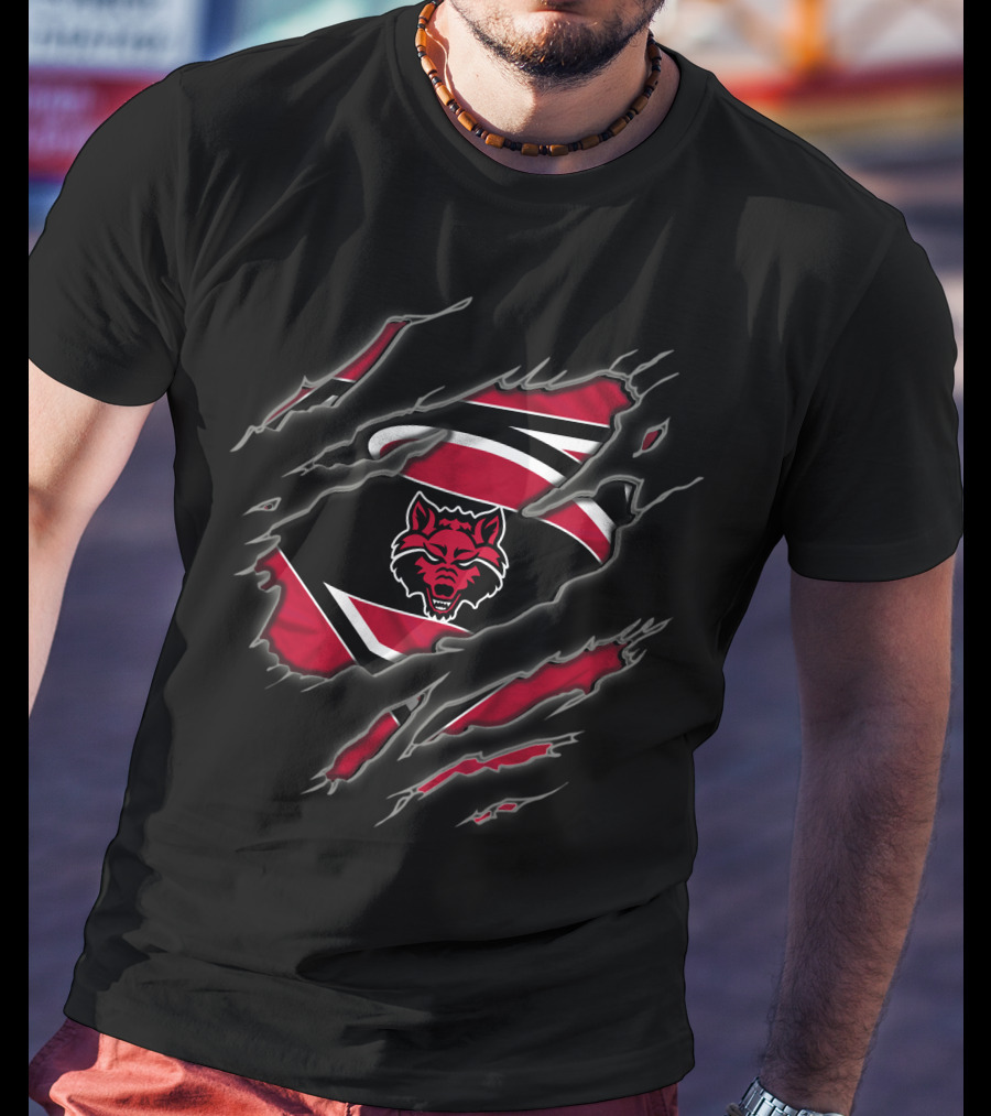 Arkansas State Red Wolves Superman T-Shirt