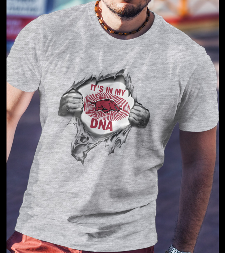 It's In My Dna Arkansas Razorbacks T-Shirt