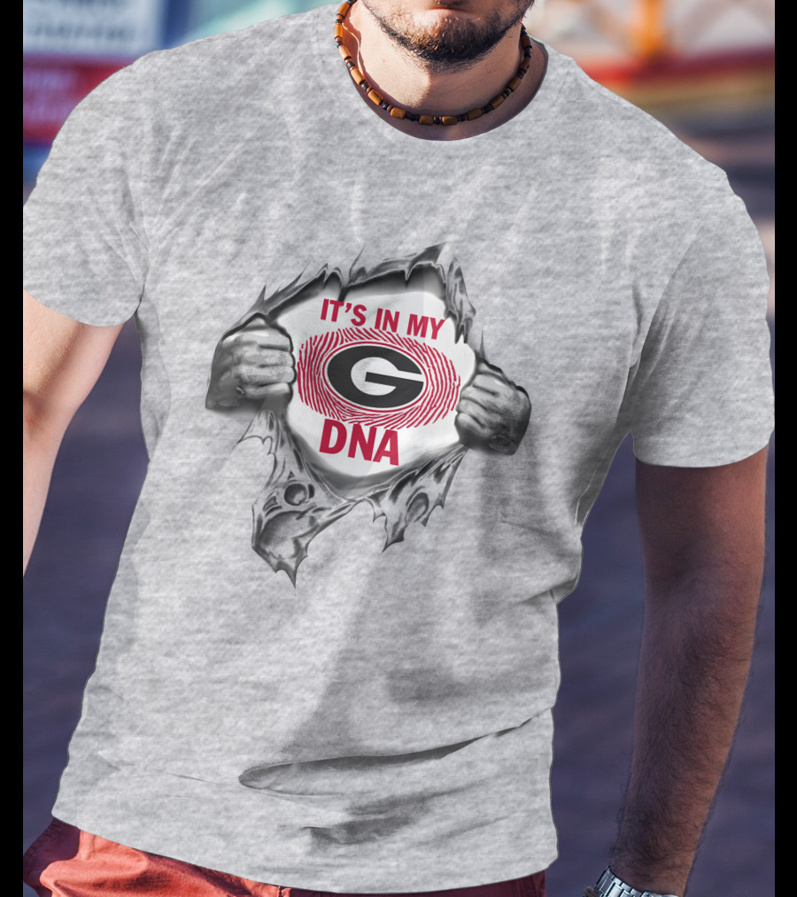 It's In My Dna Georgia Bulldogs T-Shirt
