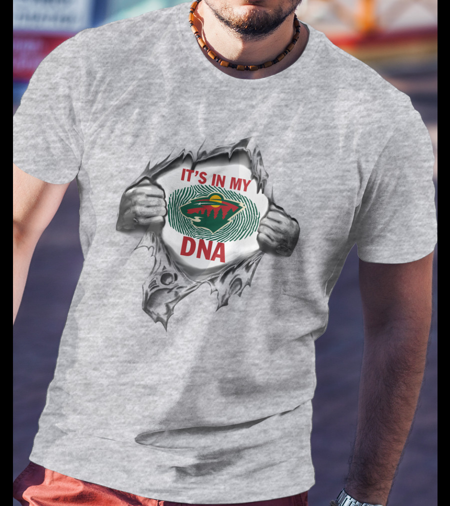 It's In My Minnesota Wild Dna T-Shirt