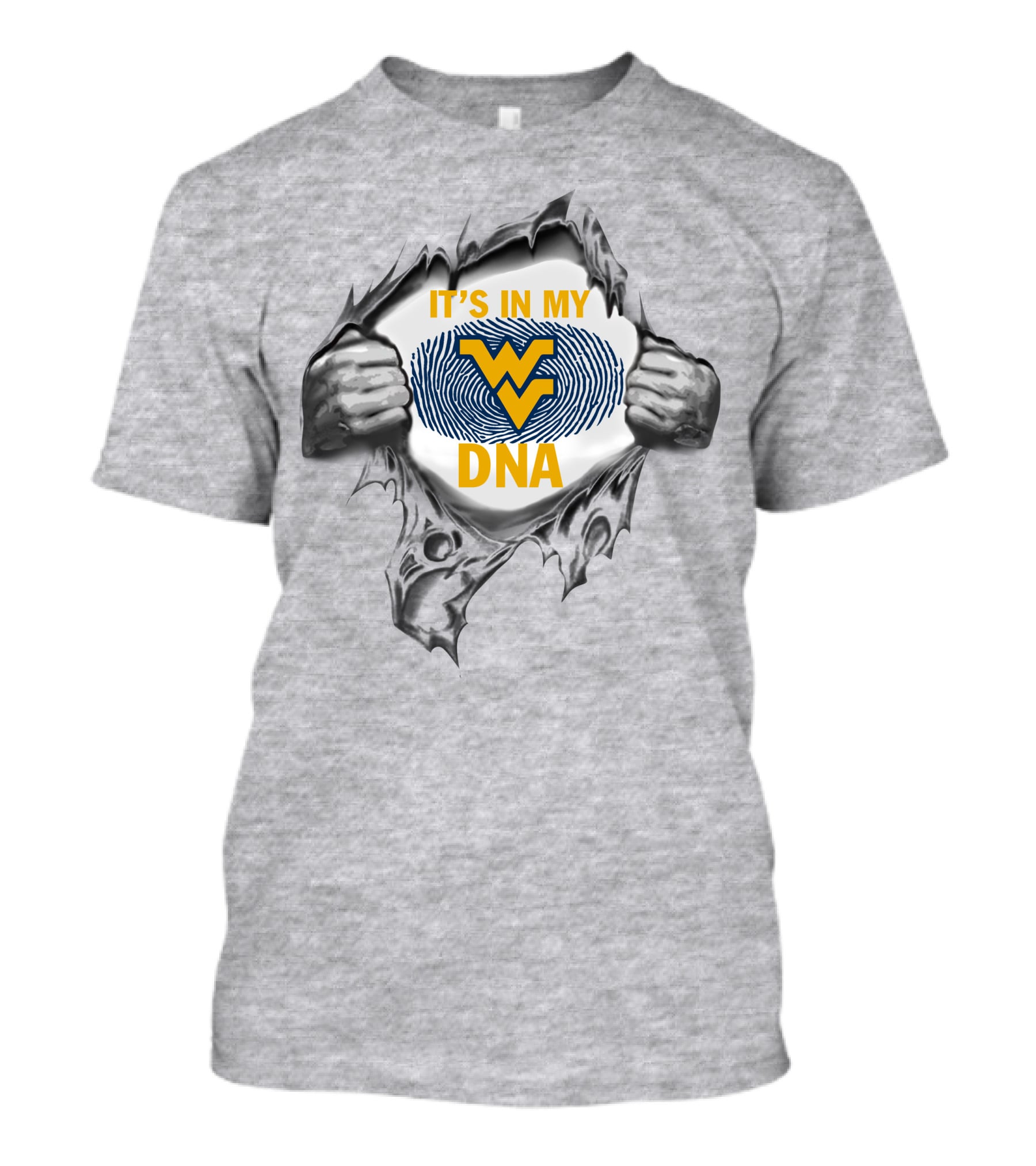 It's In My West Virginia Mountaineers Dna T-Shirt