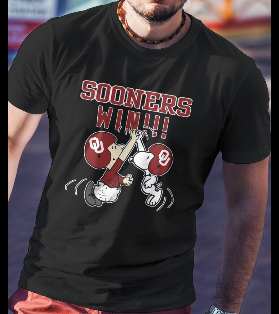 Sooners Win Ou Team Celebration T-Shirt