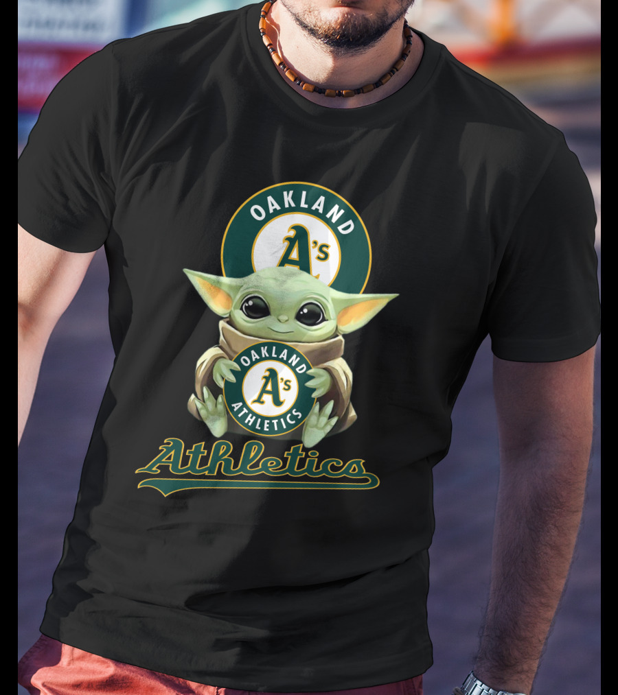 Oakland Athletics A's Baby Yoda Athletics T-Shirt