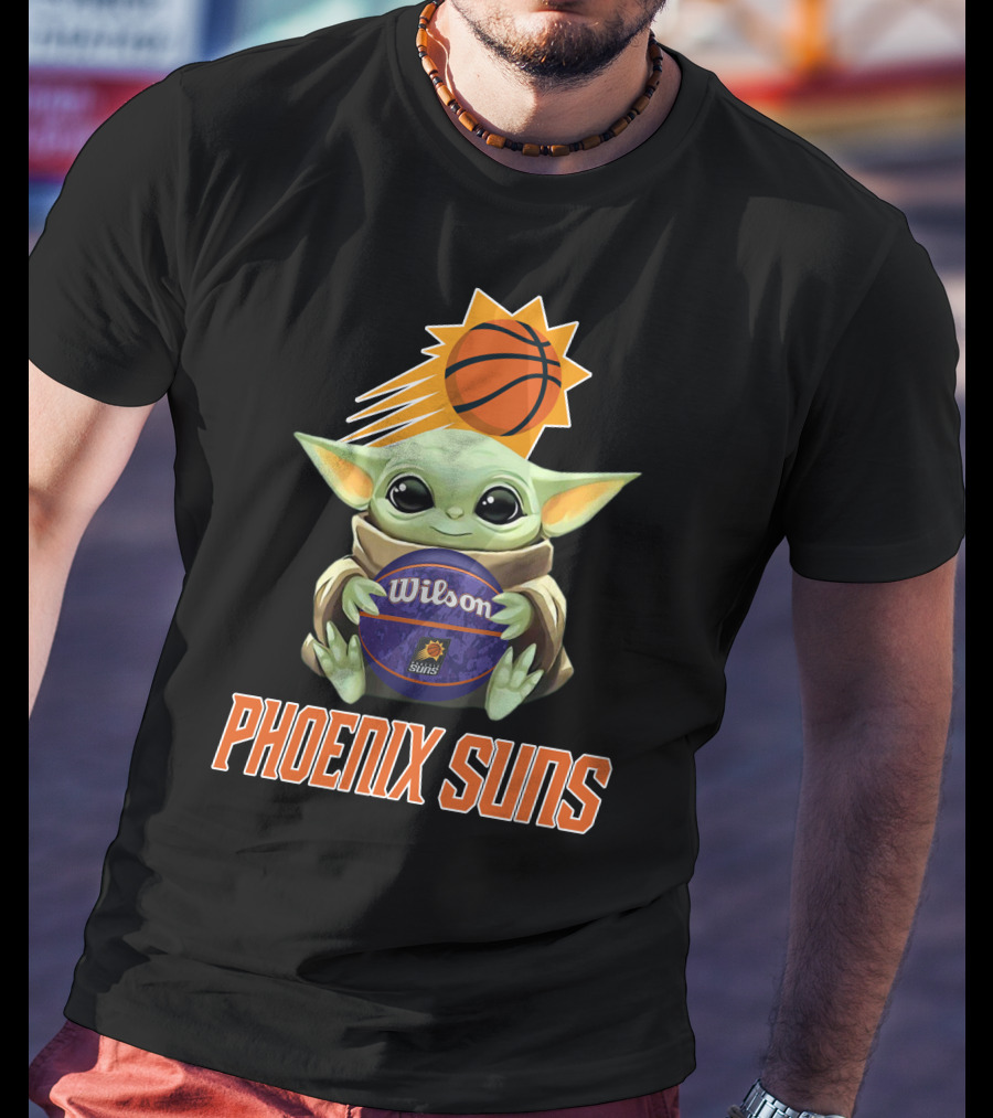 Phoenix Suns Baby Yoda Wilson Basketball T-Shirt