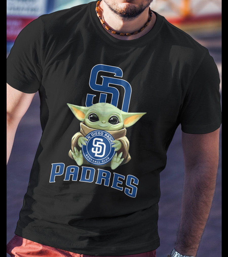 San Diego Padres Baby Yoda Baseball Club T-Shirt