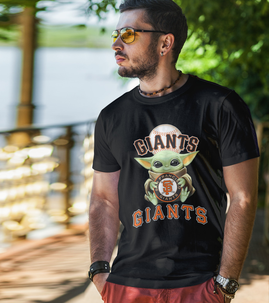 San Francisco Giants Baby Yoda Giants Baseball T-Shirt