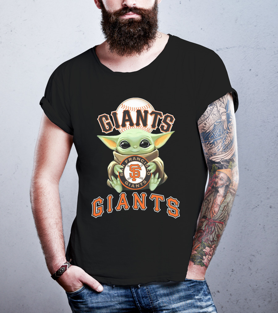 San Francisco Giants Baby Yoda Giants Baseball T-Shirt