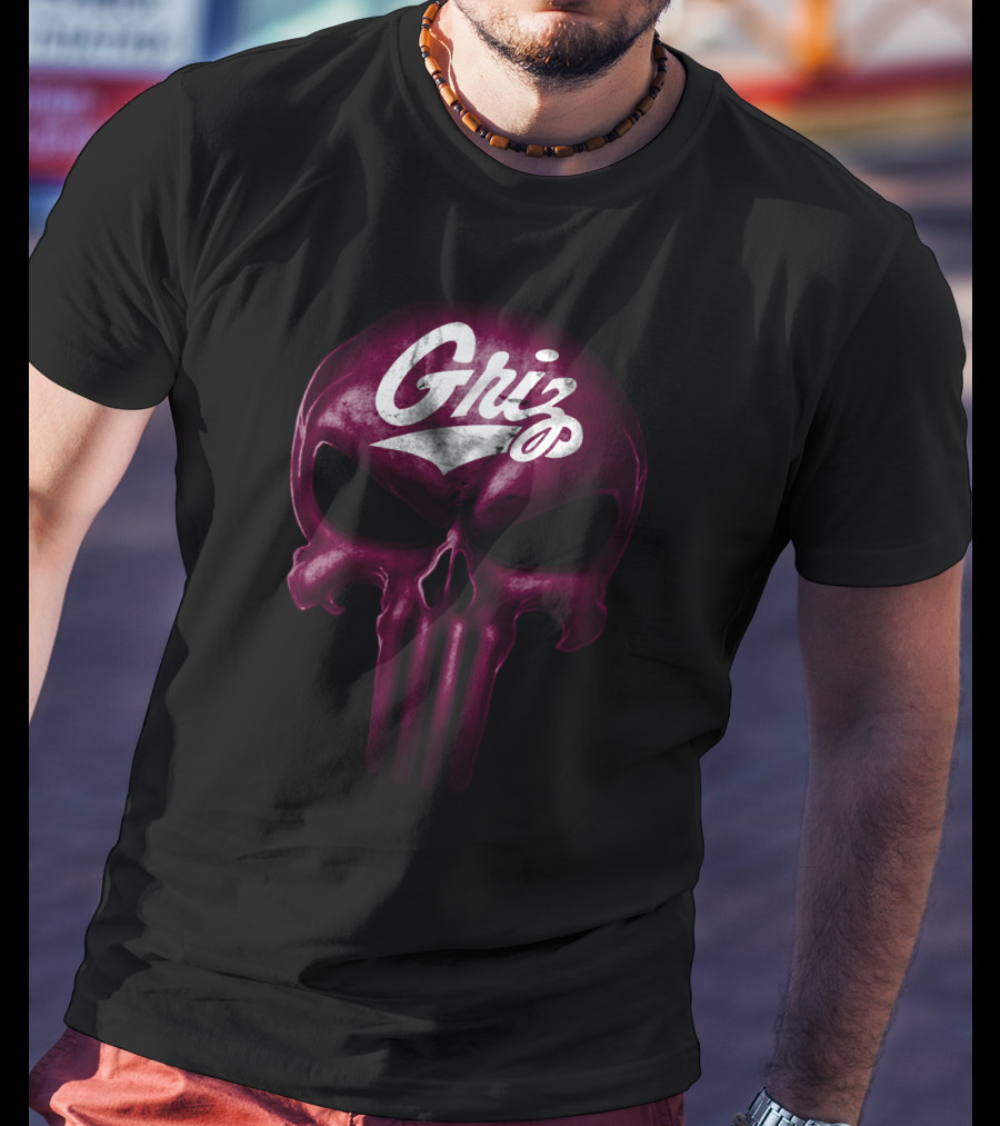 Griz Skull Montana Grizzlies T-Shirt