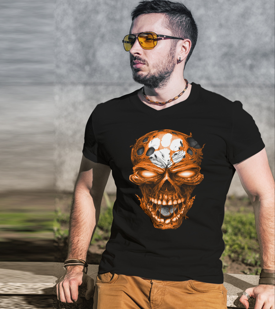 Clemson Tigers Skull Paws T-Shirt