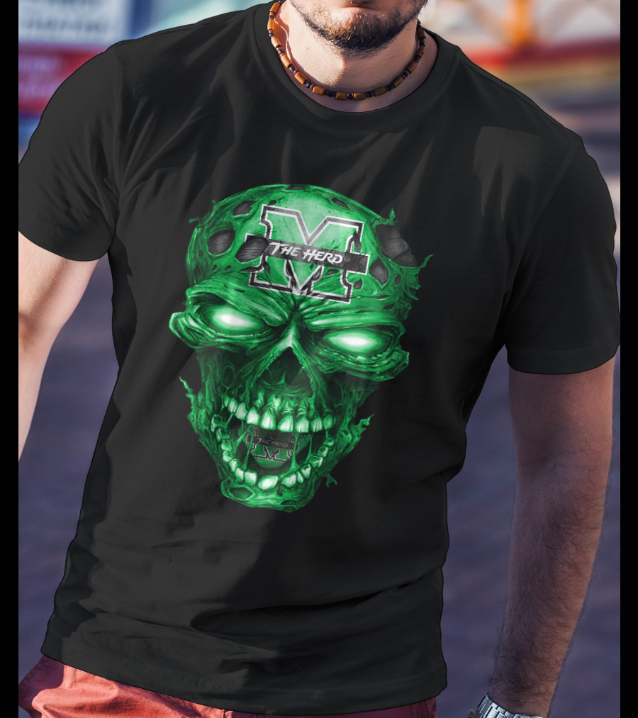The Herd M Skull Marshall Thundering Herd T-Shirt