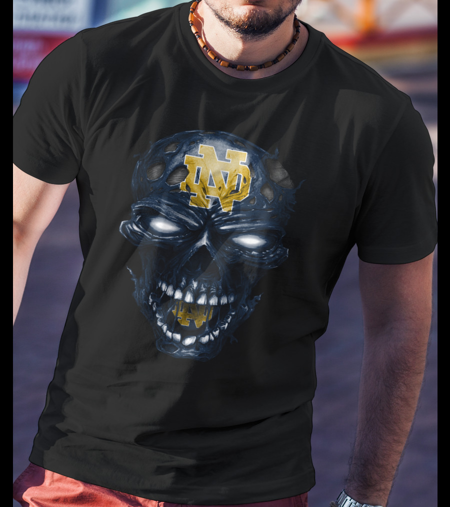 Notre Dame Fighting Irish Nd Skull T-Shirt