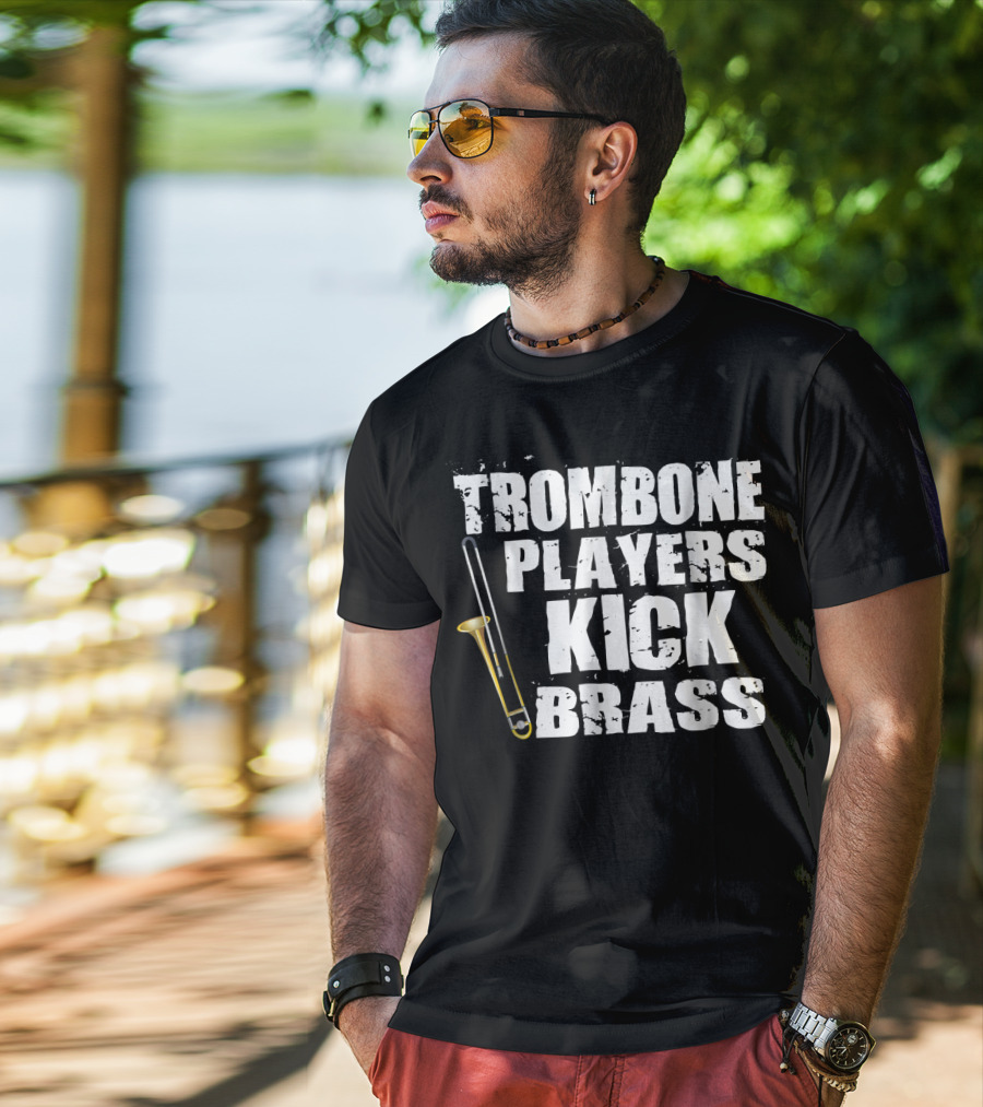 Trombone Players Kick Brass T-Shirt