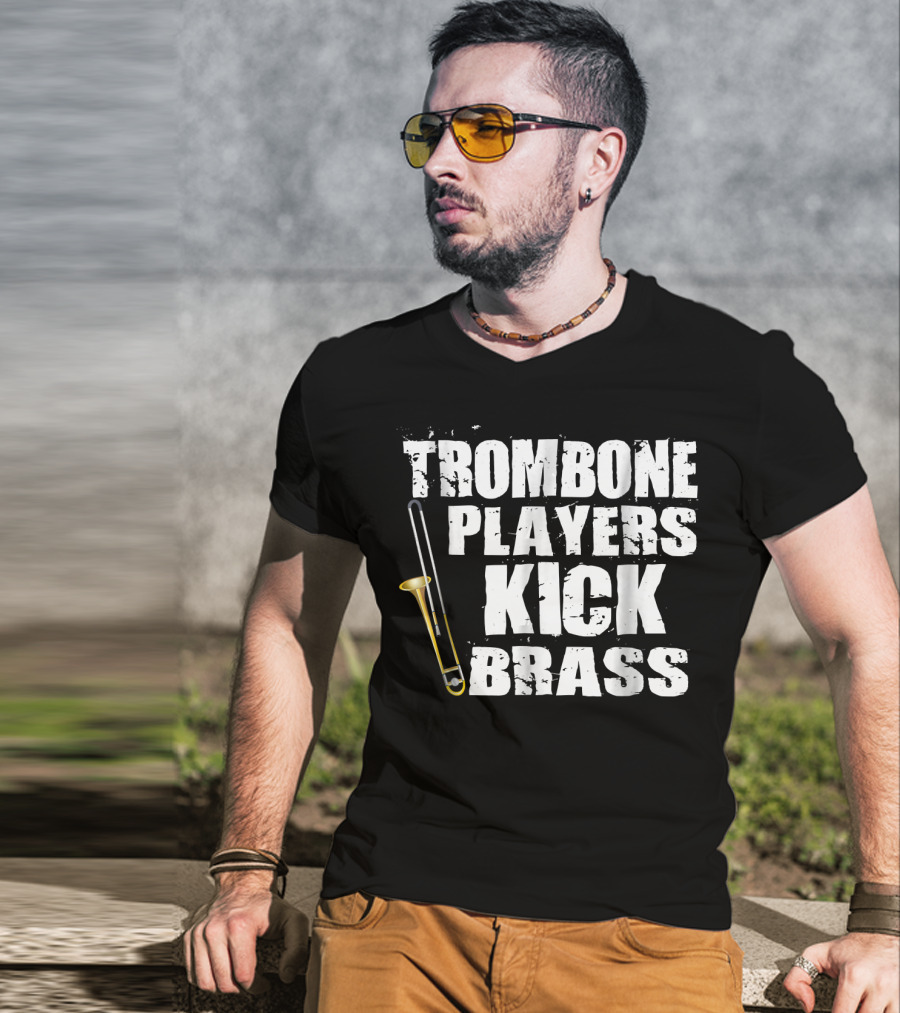 Trombone Players Kick Brass T-Shirt