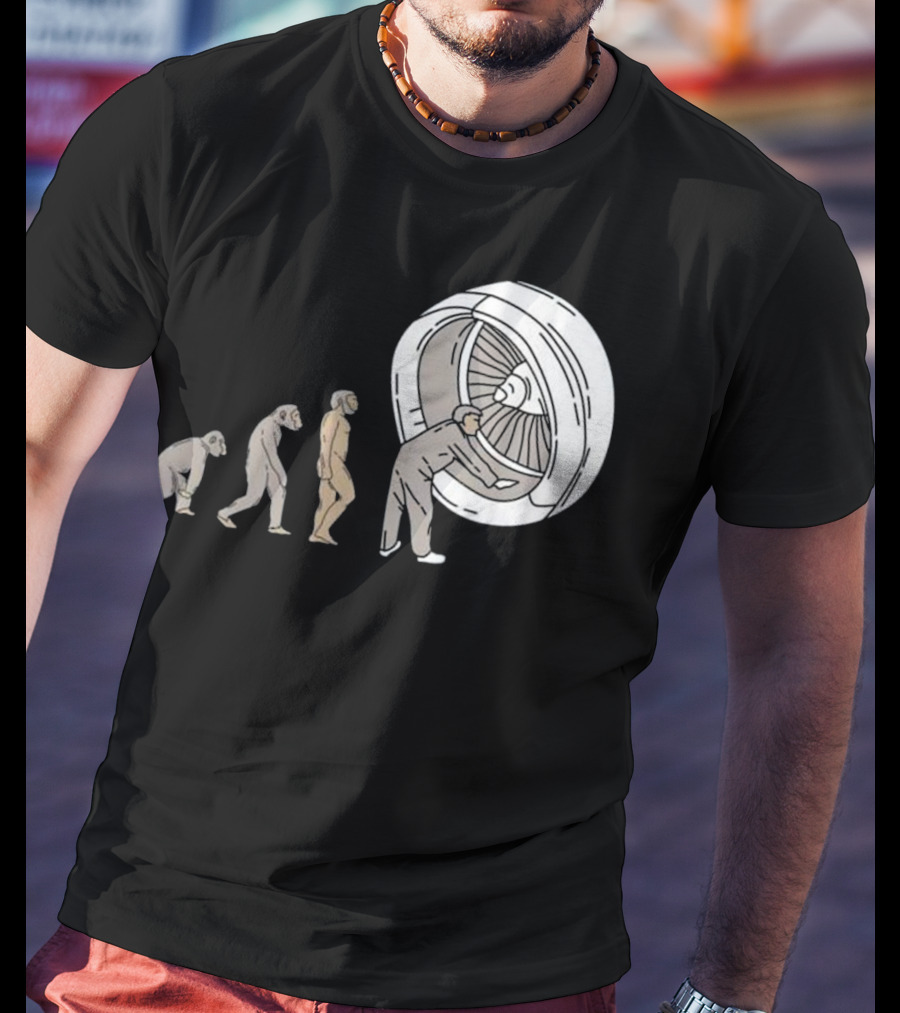 Evolution Of Airplane Mechanic Aircraft Maintenance T-Shirt