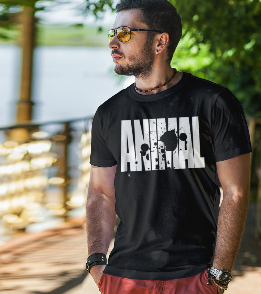 ANIMAL C965 Gym Rabbit Workout Bodyb T-Shirt