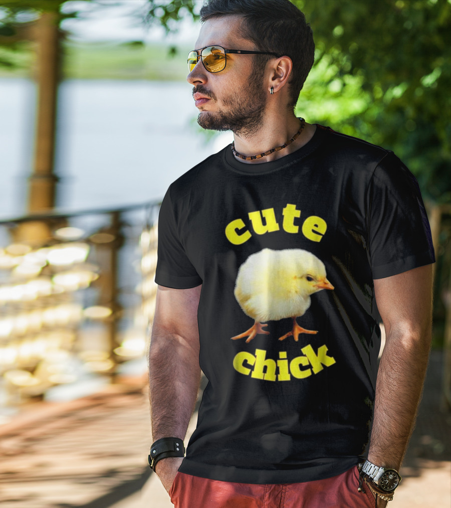 Cute Chick Fluffy Baby Chicken T-Shirt