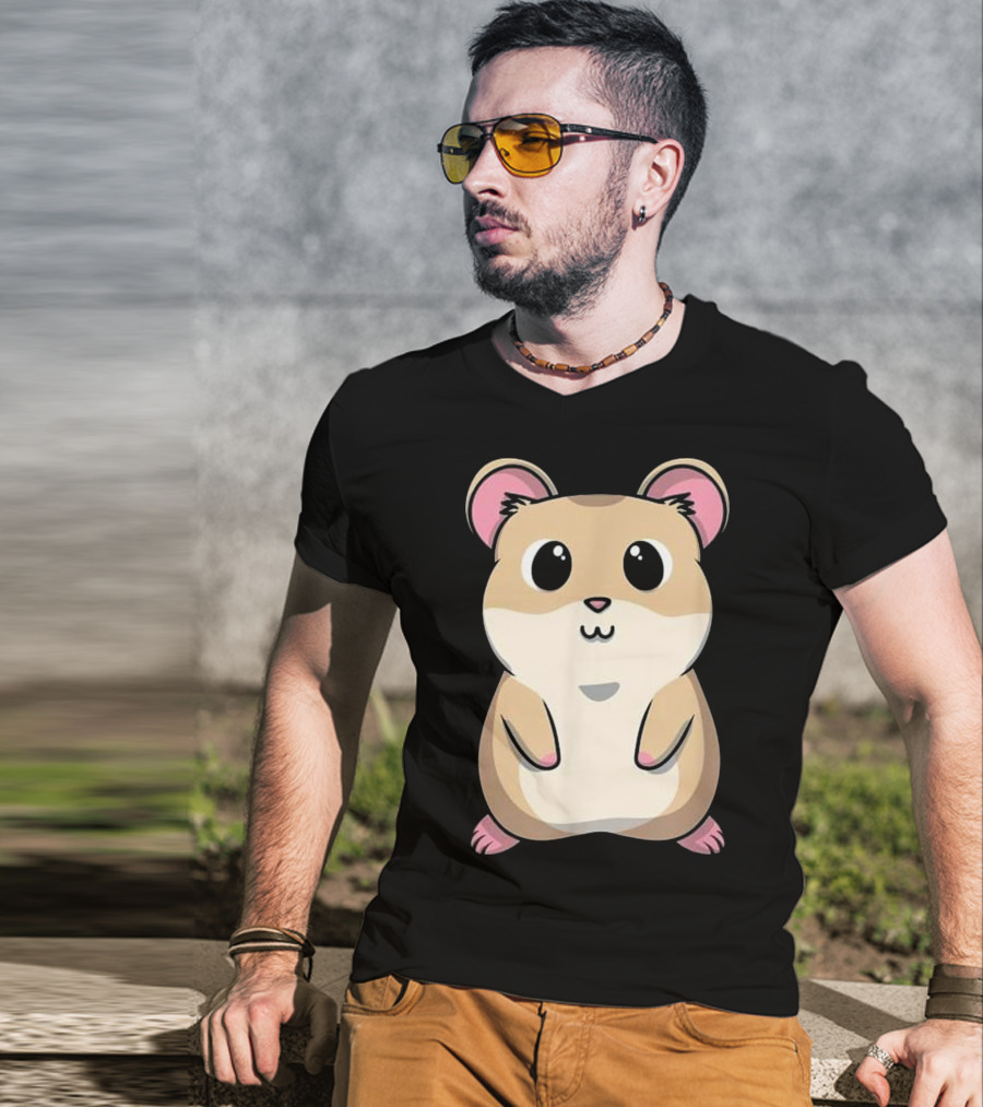 Baby Hamster Cute And Cuddly Rodent Pet Anim Kawaii T-Shirt