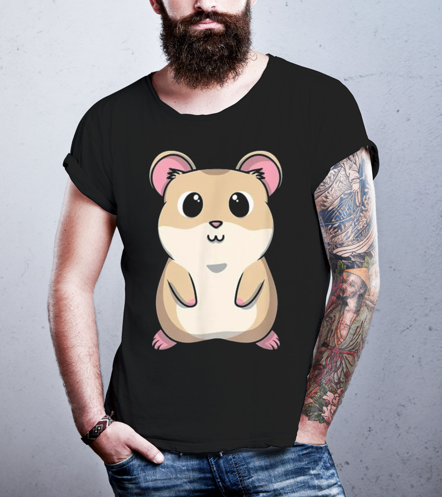 Baby Hamster Cute And Cuddly Rodent Pet Anim Kawaii T-Shirt