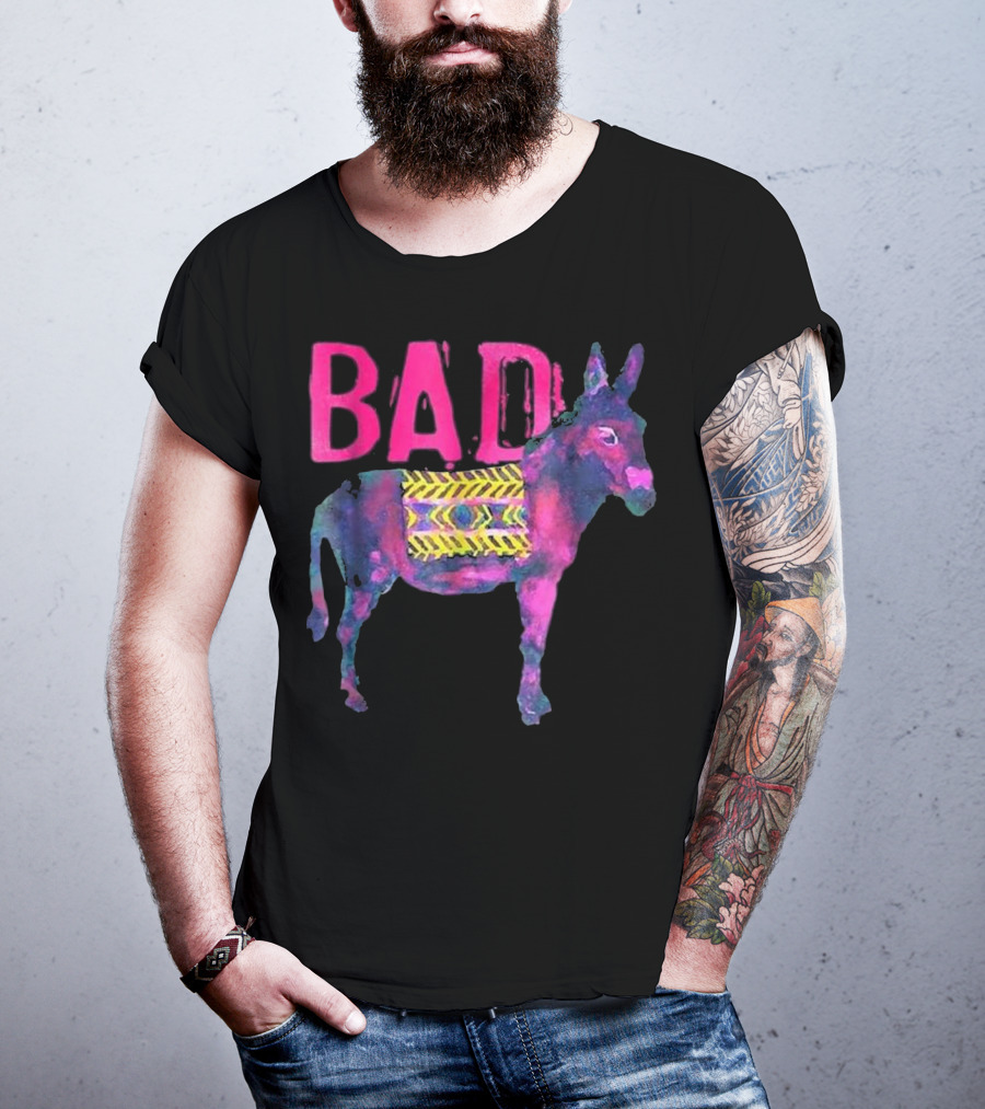 BAD Donkey Neon Abstract T-Shirt