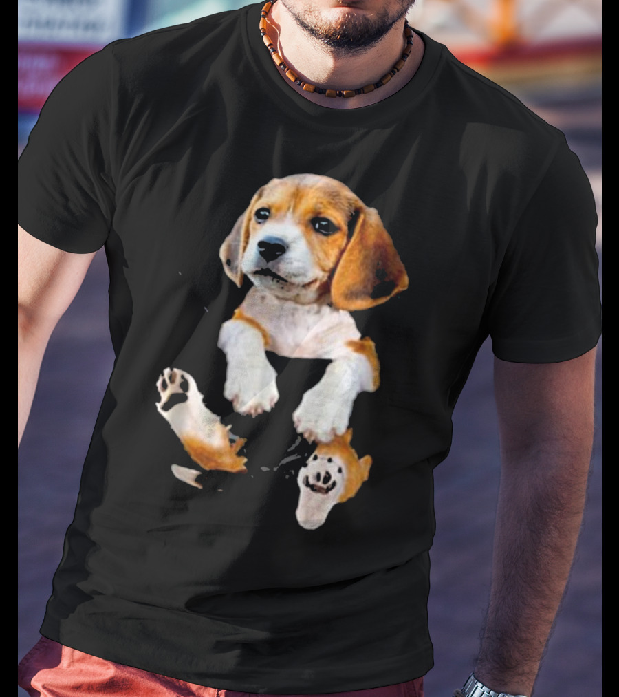 Beagle In Big Pocket T-Shirt