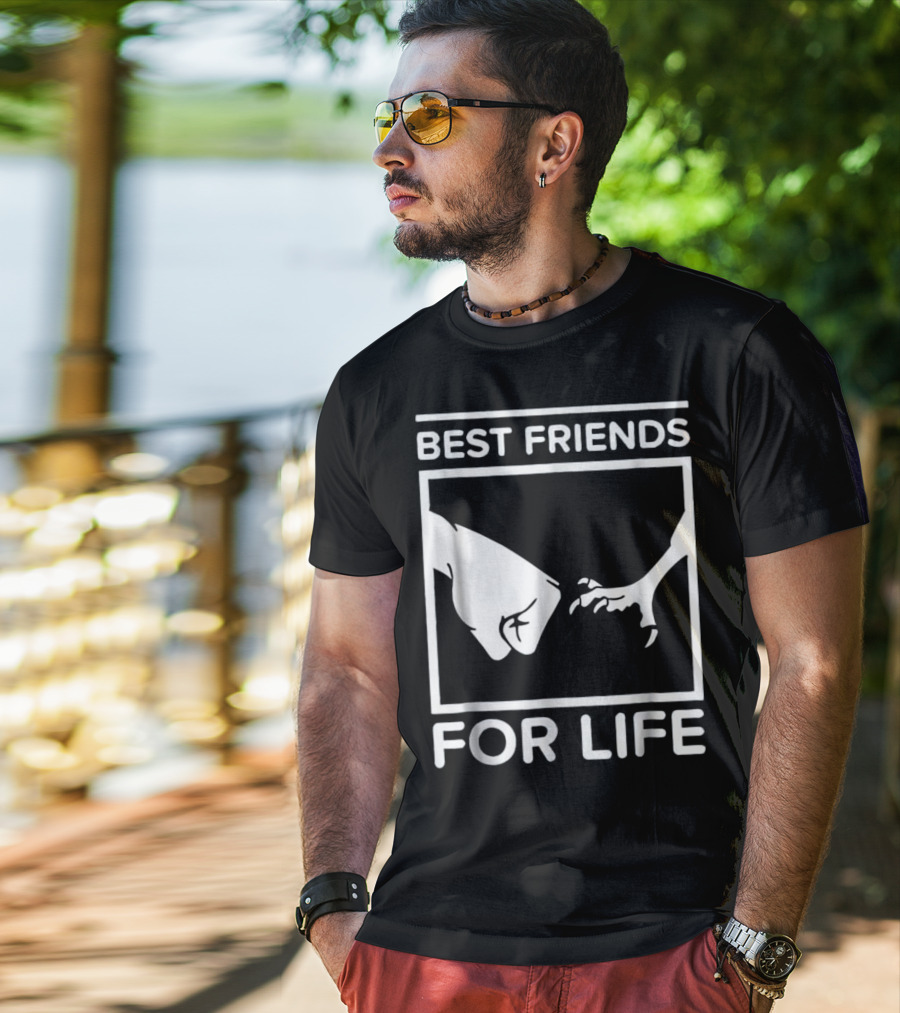 Best Friends For Life Bird Fist Bump T-Shirt
