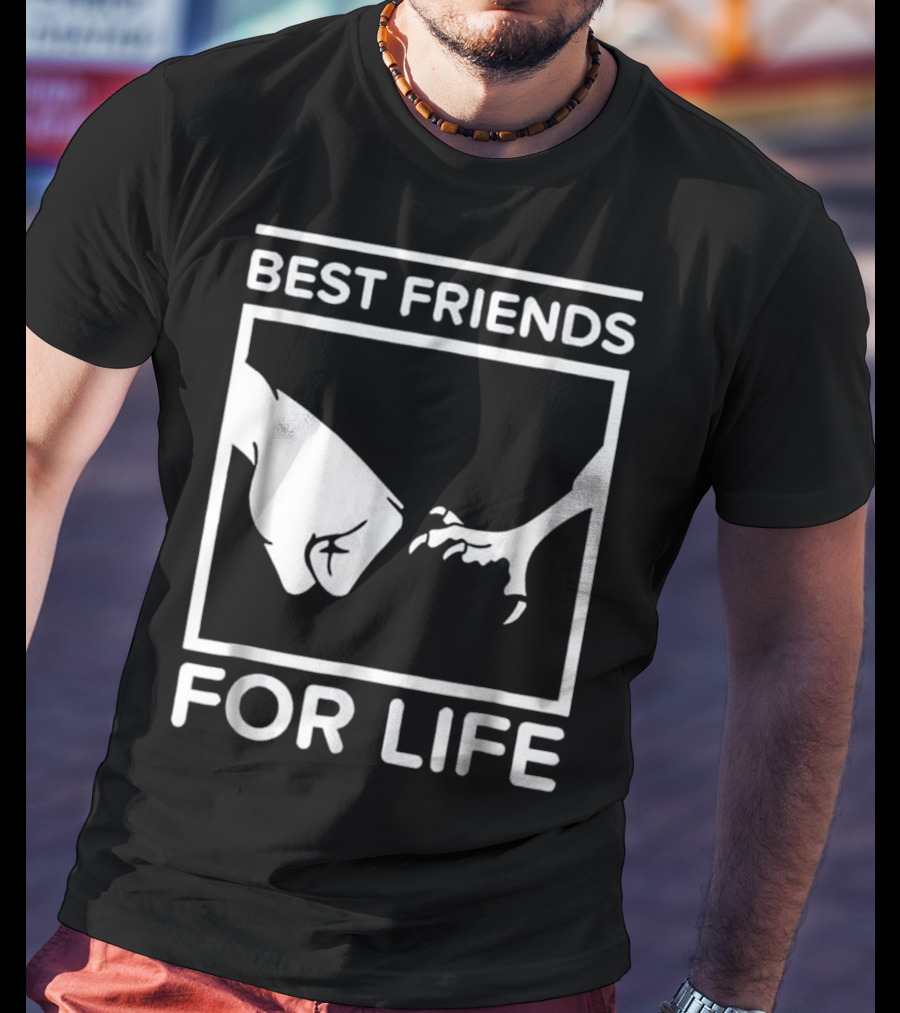 Best Friends For Life Bird Fist Bump T-Shirt
