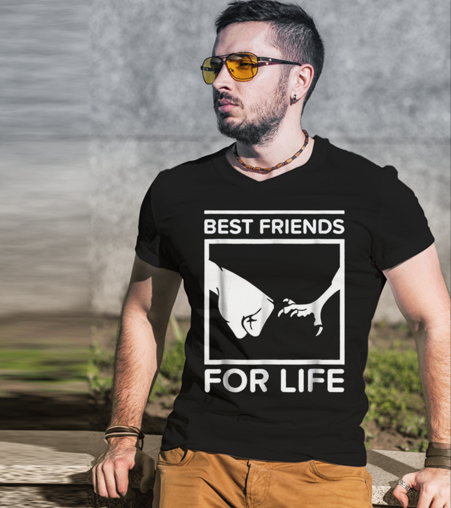 Best Friends For Life Bird Fist Bump T-Shirt
