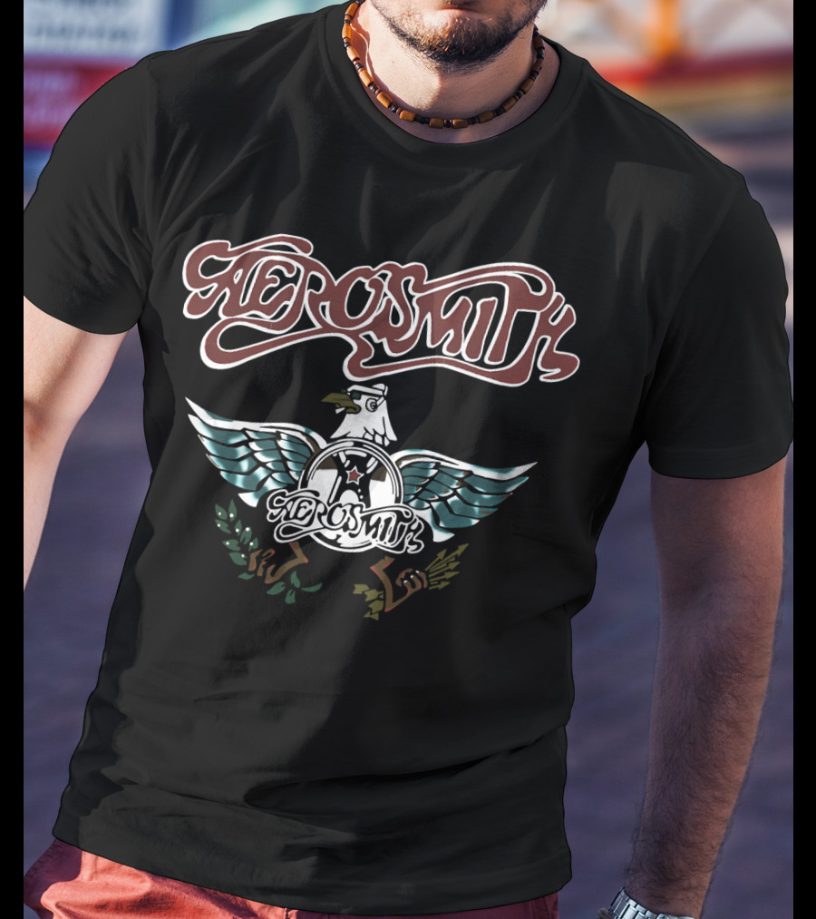 Aerosmith Winged Eagle Emblem T-Shirt