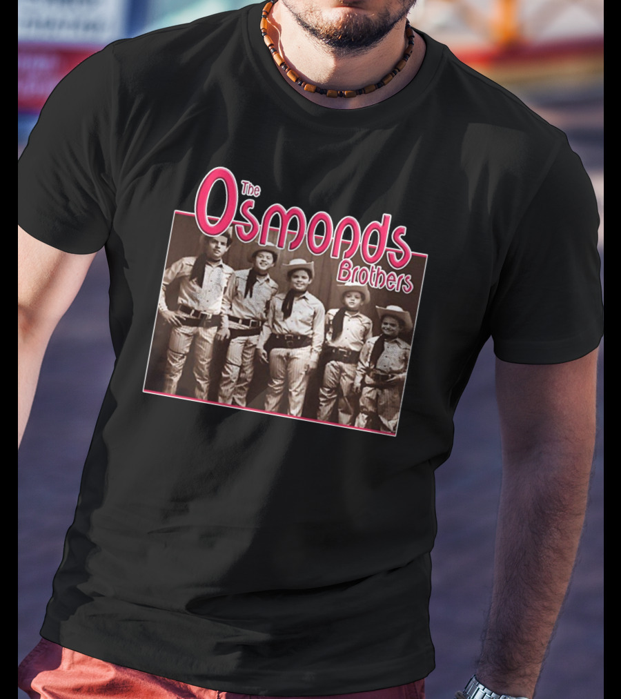 The Osmonds Brothers Vintage Cowboy Outfit Photo T-Shirt