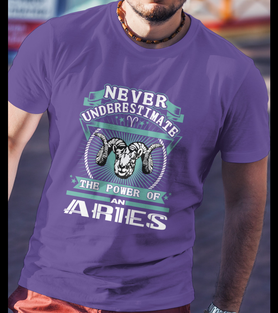 Never Underestimate The Power Of An Aries T-Shirt