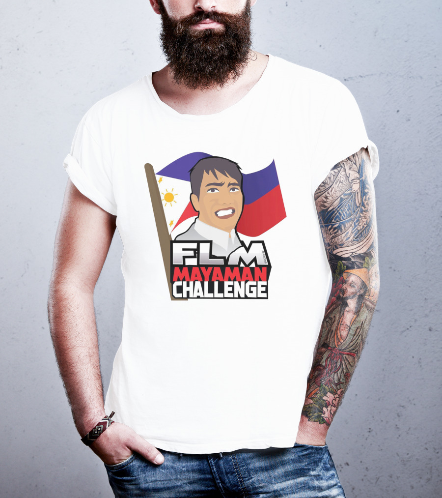 FLM Mayaman Challenge With Philippine Flag T-Shirt