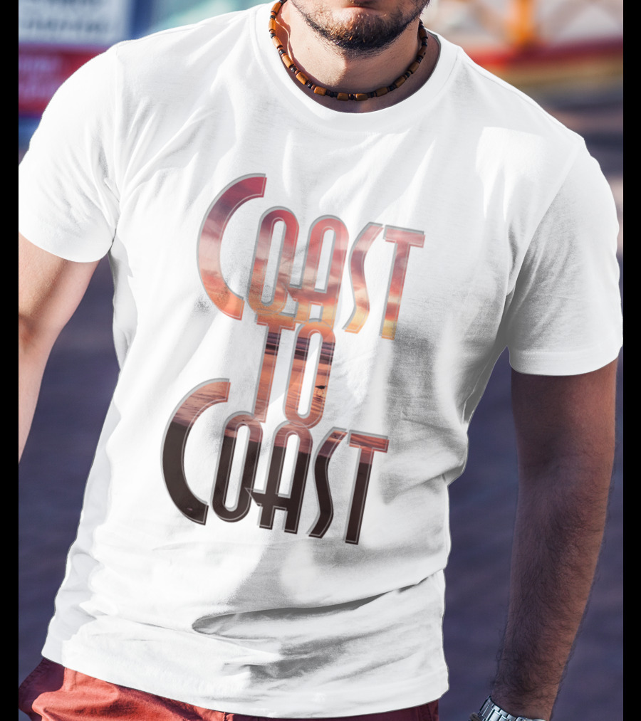 Coast To Coast AM Sunset Reflections T-Shirt