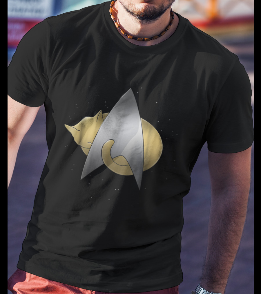 Star Trek Kitty Cat Chevron T-Shirt