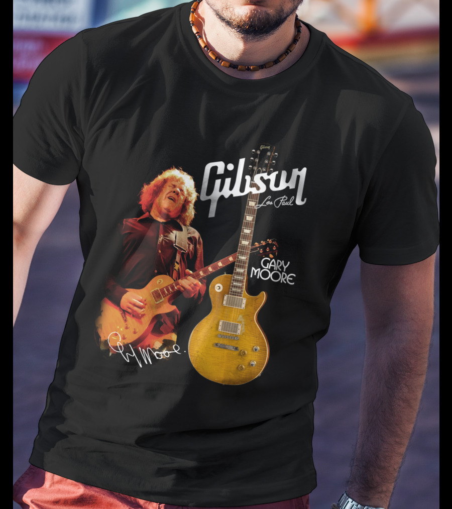 Gary Moore Gibson Les Paul Guitar Signature Series T-Shirt