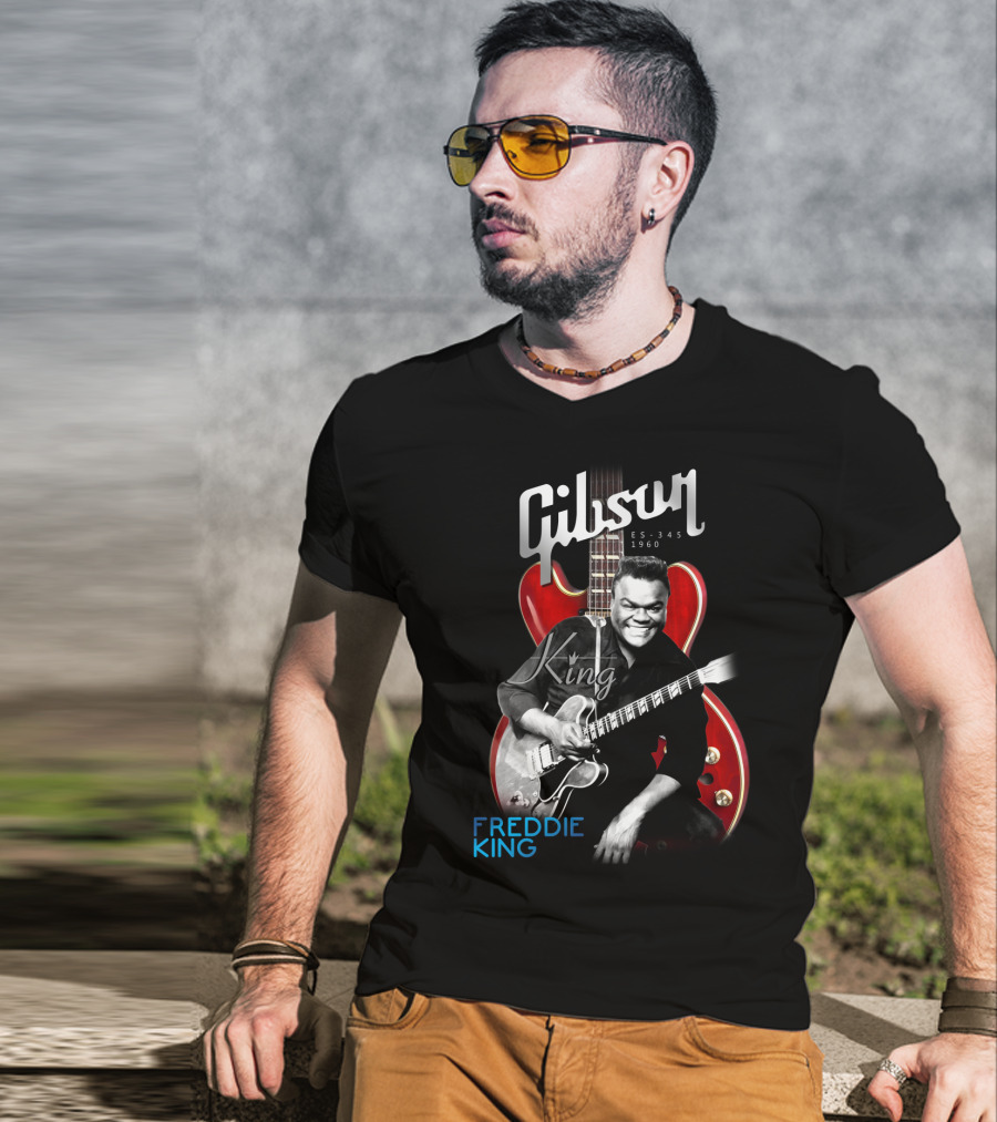 Gibson ES-345 1960 Freddie King Guitar T-Shirt