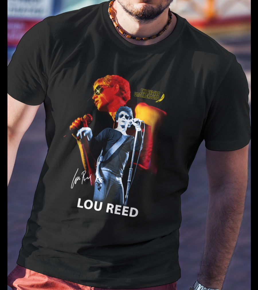 Lou Reed Velvet Underground Iconic Performance T-Shirt