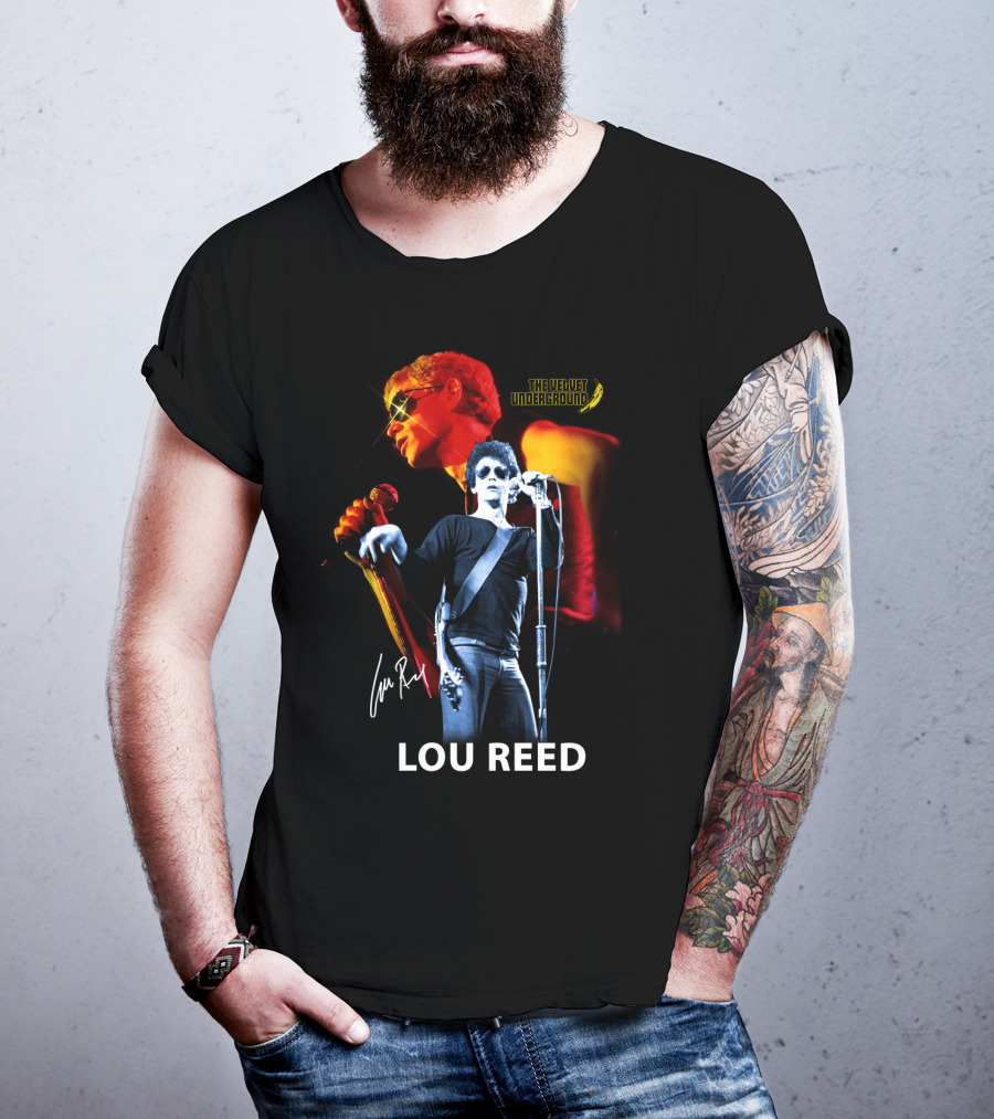 Lou Reed Velvet Underground Iconic Performance T-Shirt