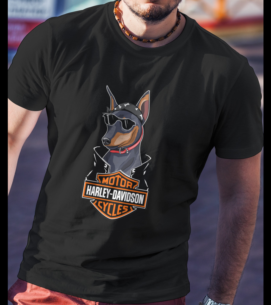 Harley Davidson Min Pins Motorcycle Club T-Shirt