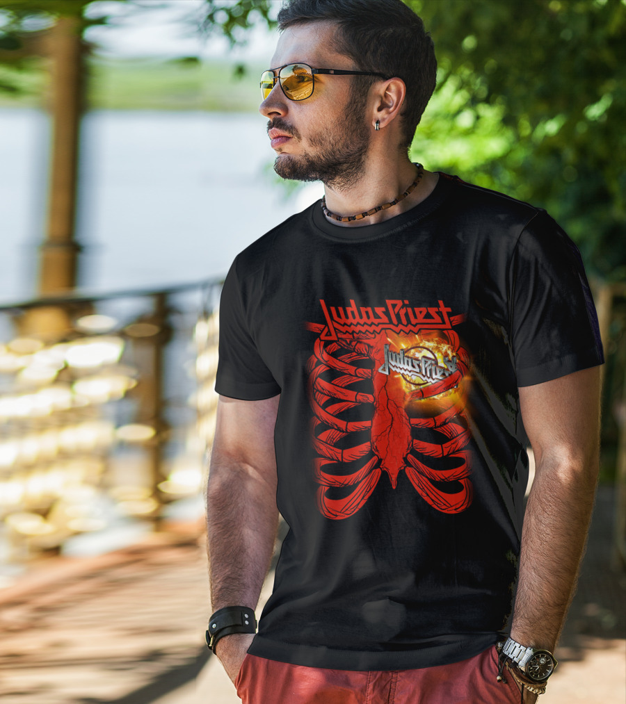 Judas Priest Ribcage Explosive T-Shirt