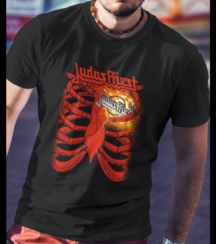 Judas Priest Ribcage Explosive T-Shirt