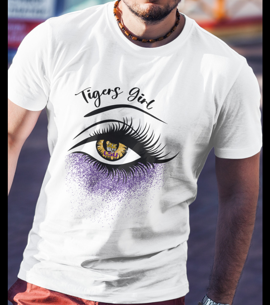 Lsu Tigers Girl Eye T-Shirt