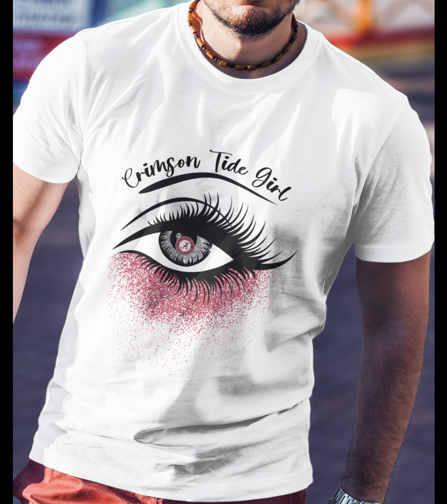 Crimson Tide Girl Alabama Crimson Tide Eye T-Shirt