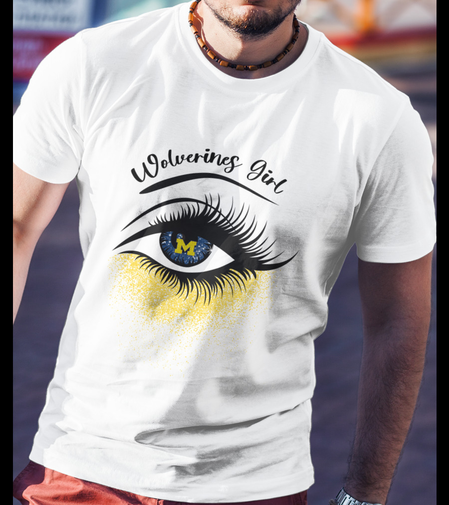 Wolverines Girl M Eye T-Shirt