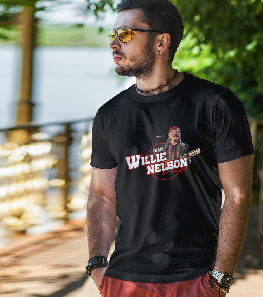Team Willie Nelson Lifetime Member T-Shirt