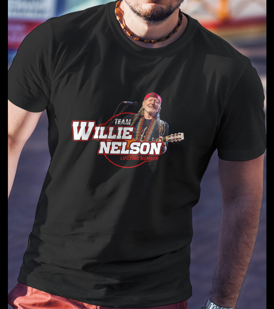 Team Willie Nelson Lifetime Member T-Shirt